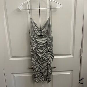 Silver Zara Bodycon Dress